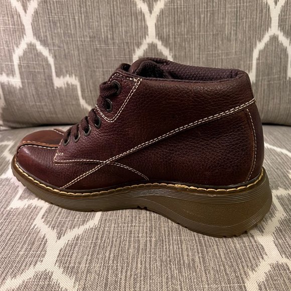 Dr. Martens Claudia Leather Lace-Up Boot with Embossed Flower - Picture 3 of 10